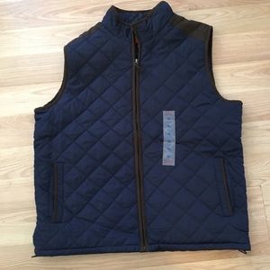 Men’s quilted vest NWT